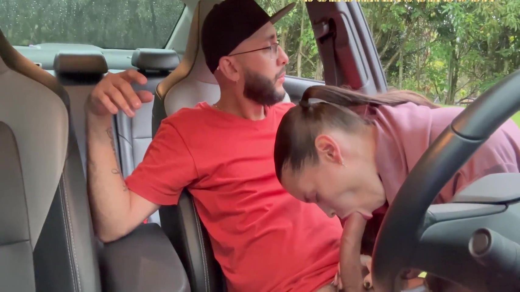 Im Making A Personalized Video And A Girl Catches Me Masturbating In The Car… She Decides To Help Me And Sucks Me Off! 8 Min
