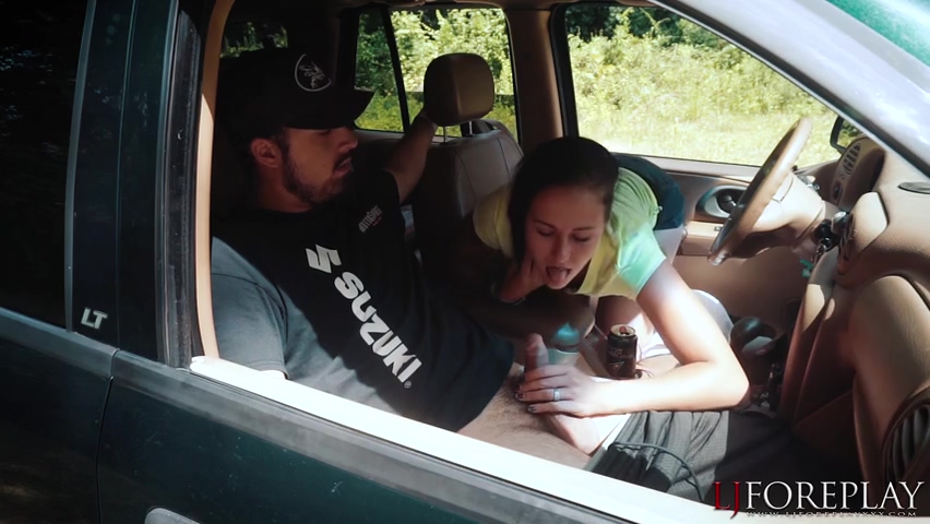 Swallowing Cum In The Car