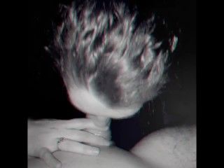 Sliding 9’ bwc down my throat like a pro rough throat fuck cum in throat tongue fetish