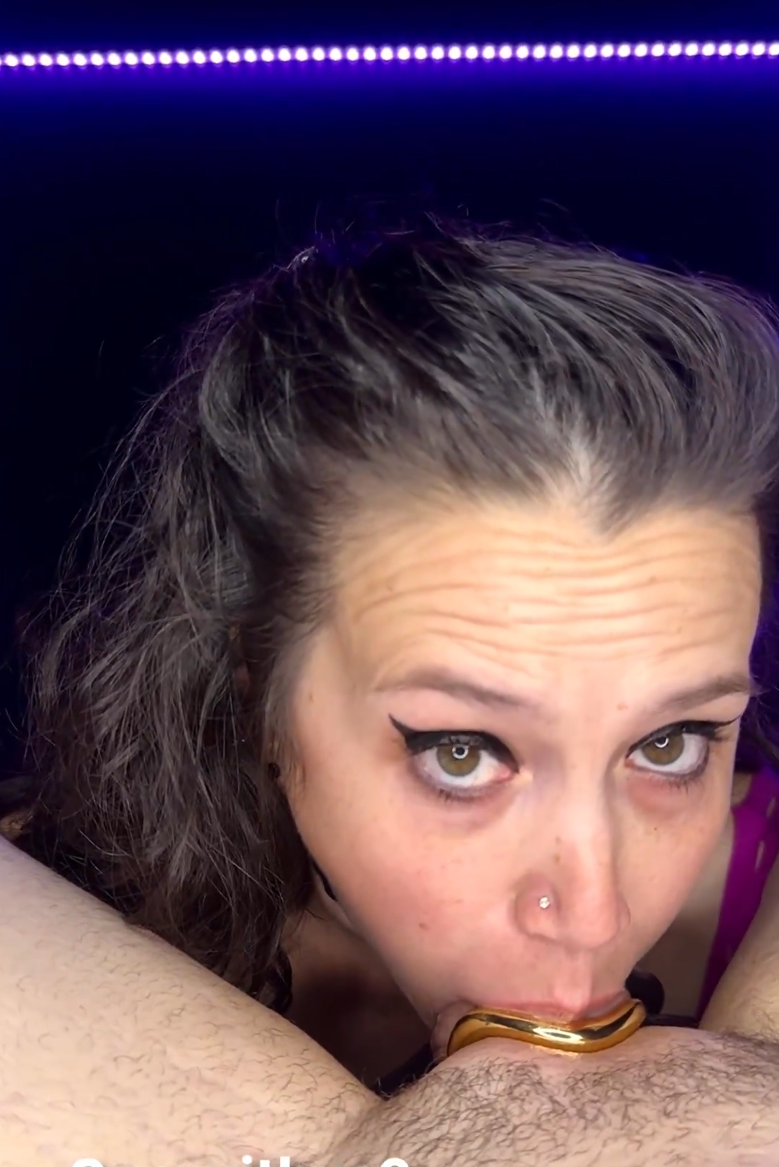 cum in throat with eye contact