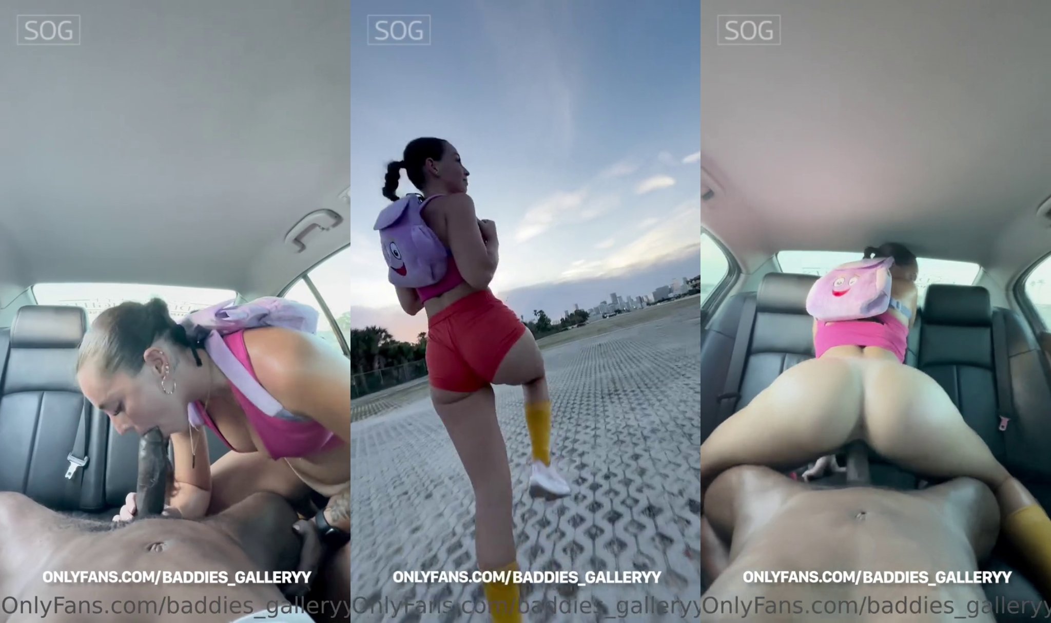 Dora Cosplay Sextape In A Car With A BBC – Ashley Aoky