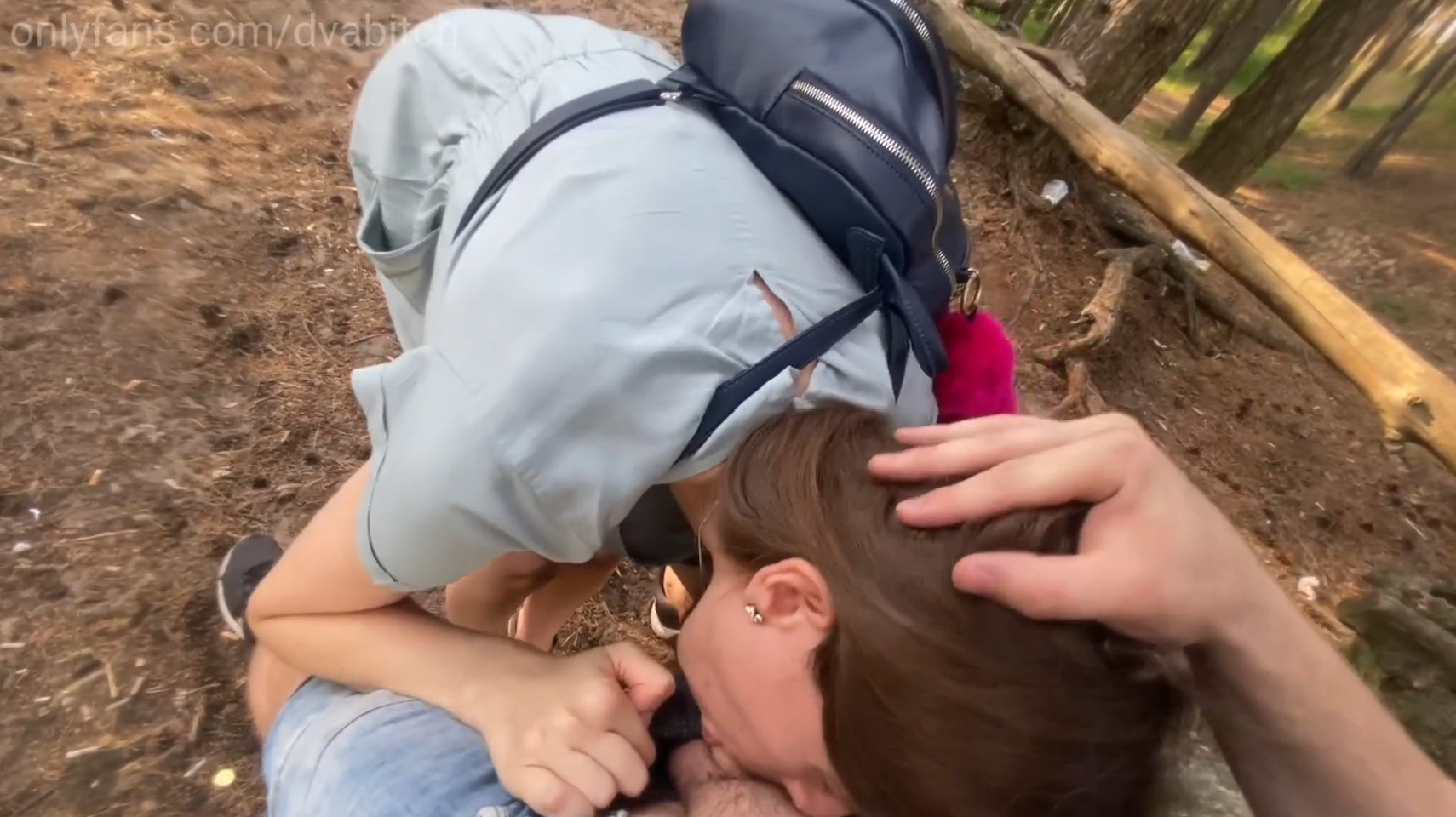Face Fucked in The Woods and Throatpied